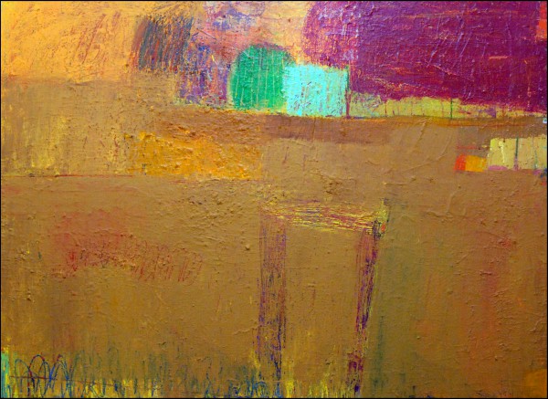 Из најновијег циклуса „Предео” акрилик комбинована техника 160 x120