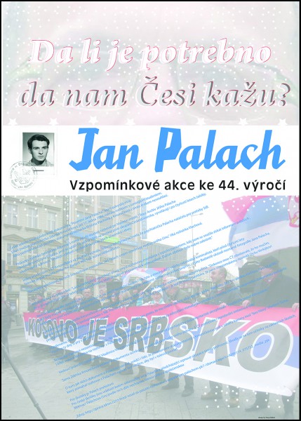Плакат „ Јан Палах ”