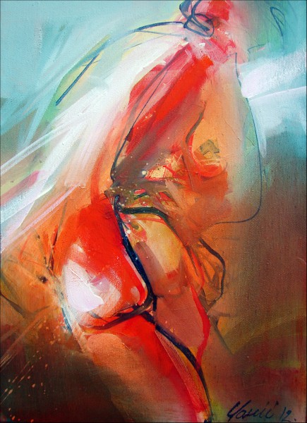 Акт, уље на платну, 40x 30