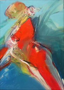 Акт, уље на платну, 40x30