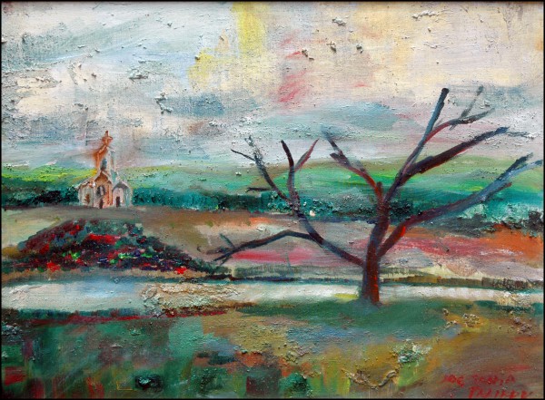 Ли Пејзаж Грбица, уње на платну, 30x 40