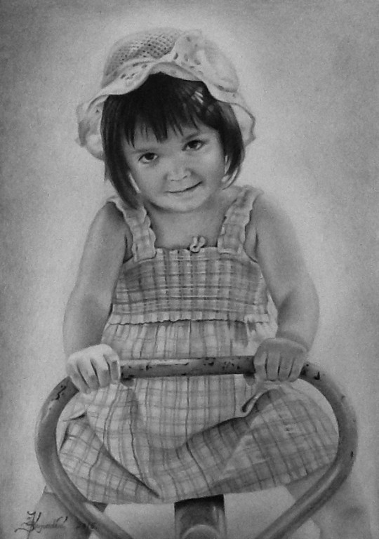 portret devojčice