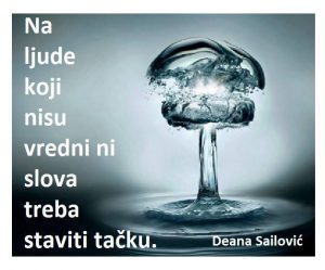 Aforizam i ilustracija Deana Sailović