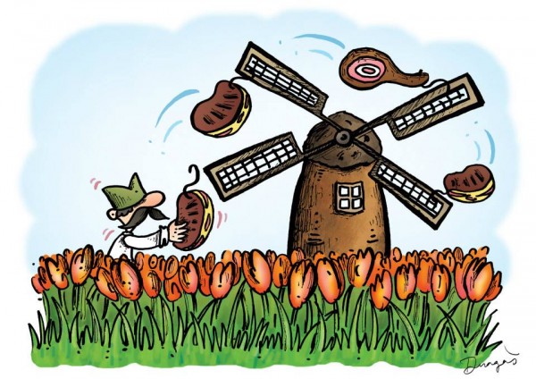 Nikola Dragaš karikatura