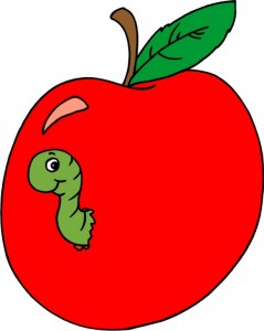 worm-in-an-apple