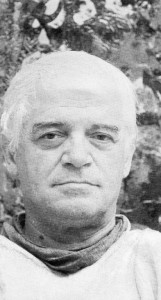 Lubarda u toku rada na slici ''Dosta krvi, dosta ubijanja''