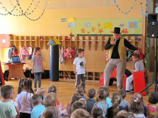 nastup, deca, klovn, 