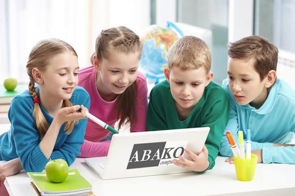 abako, deca, laptop, škola, računar, kompjuter