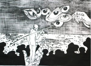 Grafika pod nazivom"Košmar"